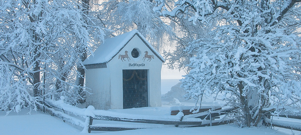 Winter Märchenland rund um den Festlhof in Rottach-Egern am Tegernsee