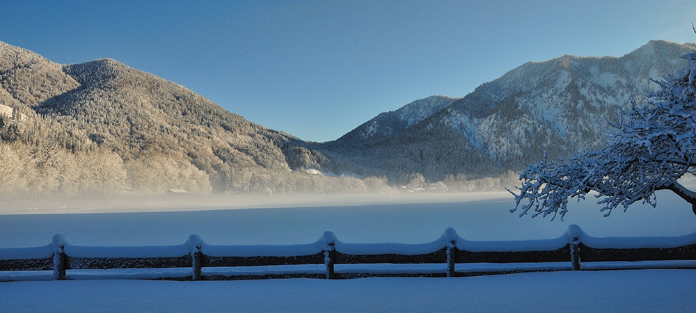 Winter Märchenland rund um den Festlhof in Rottach-Egern am Tegernsee