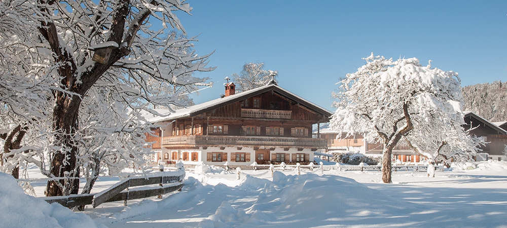 Winter Märchenland rund um den Festlhof in Rottach-Egern am Tegernsee