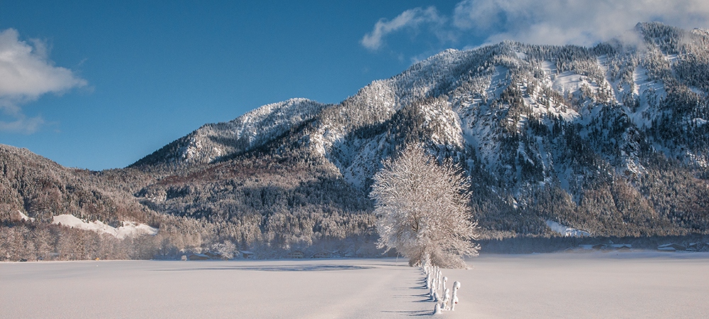 Winter Märchenland rund um den Festlhof in Rottach-Egern am Tegernsee